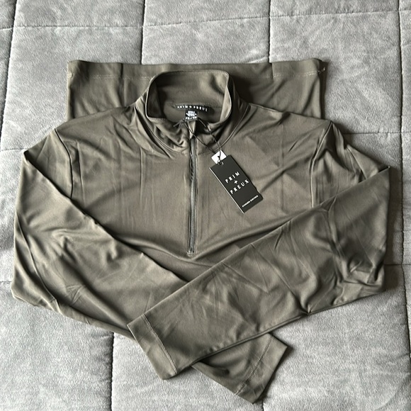 NWT Prim + Preux Men’s 1/4 Zip Long Sleeve Modern Polo Tee (Sz XS) - Picture 6 of 10